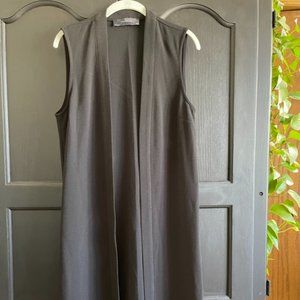 The Limited Long Black Vest - Size XS